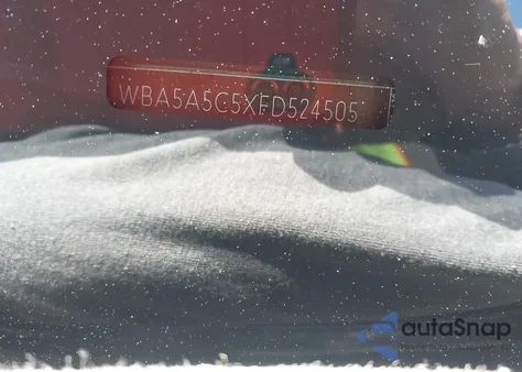 2015 BMW 528I z USA, uszkodzony, nr VIN WBA5A5C5XFD524505